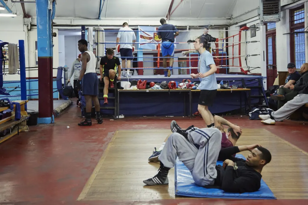 West Ham Amateur Boxing Club — documentary and portrait photograph in London, UK, frame 26 of 28.